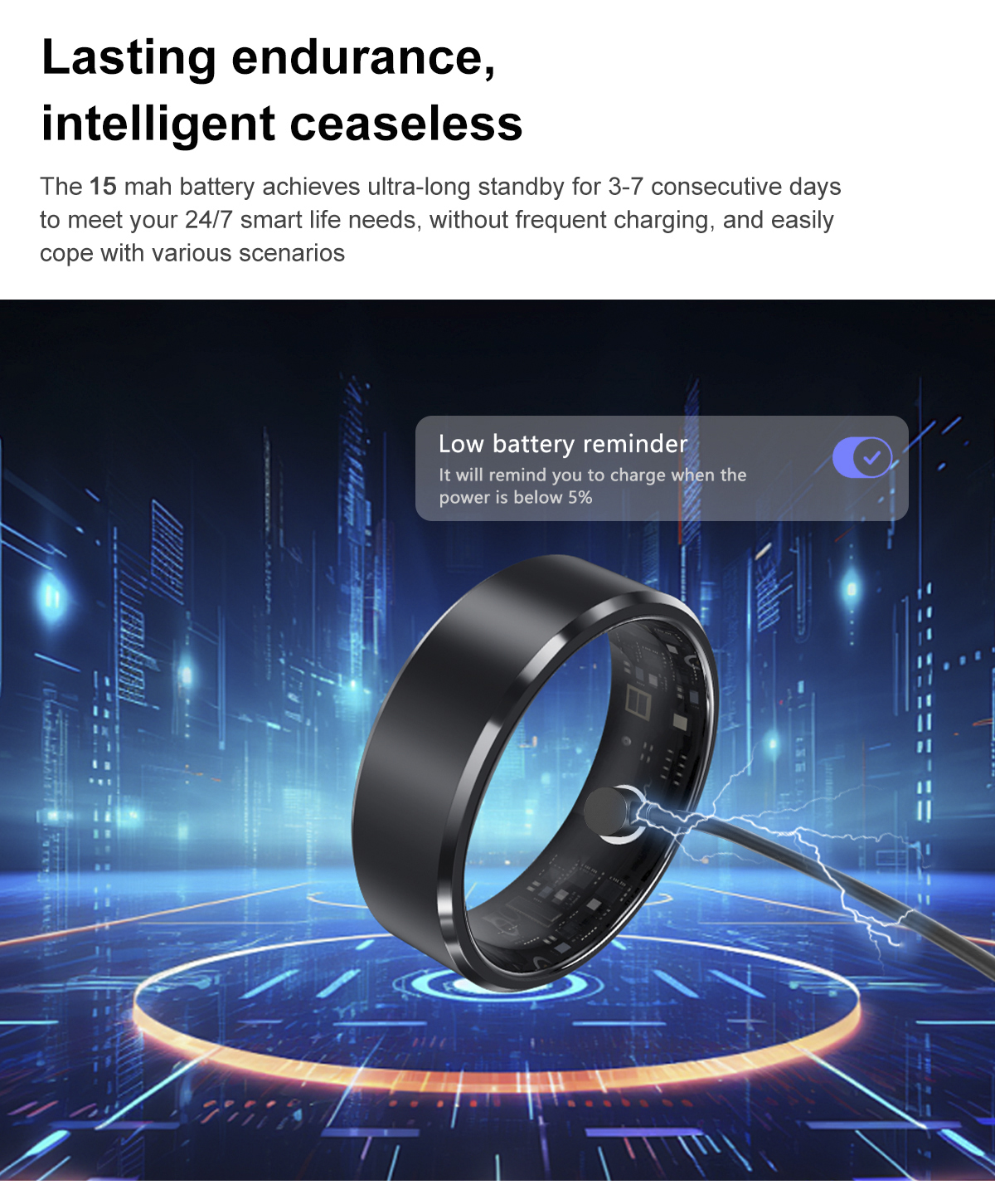 smart ring，wearable ring，health tracker ring，activity tracker ring，smart ring for men